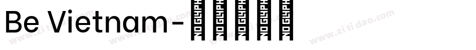 Be Vietnam字体转换